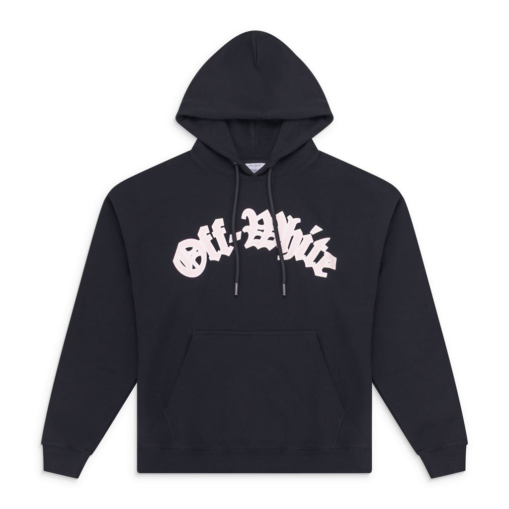 Black Goth Logo Hoodie